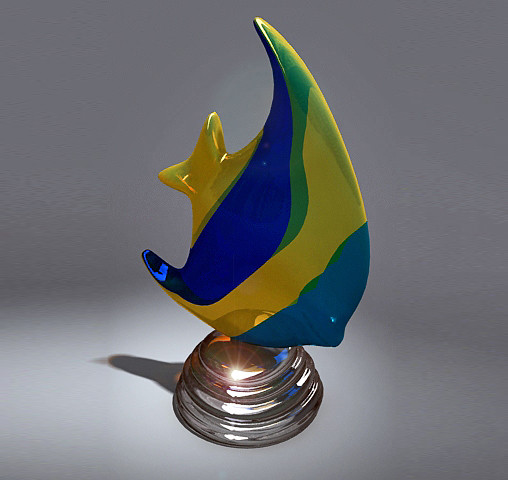 la murrina 3d obj - la murrina fish by dimosbarbos